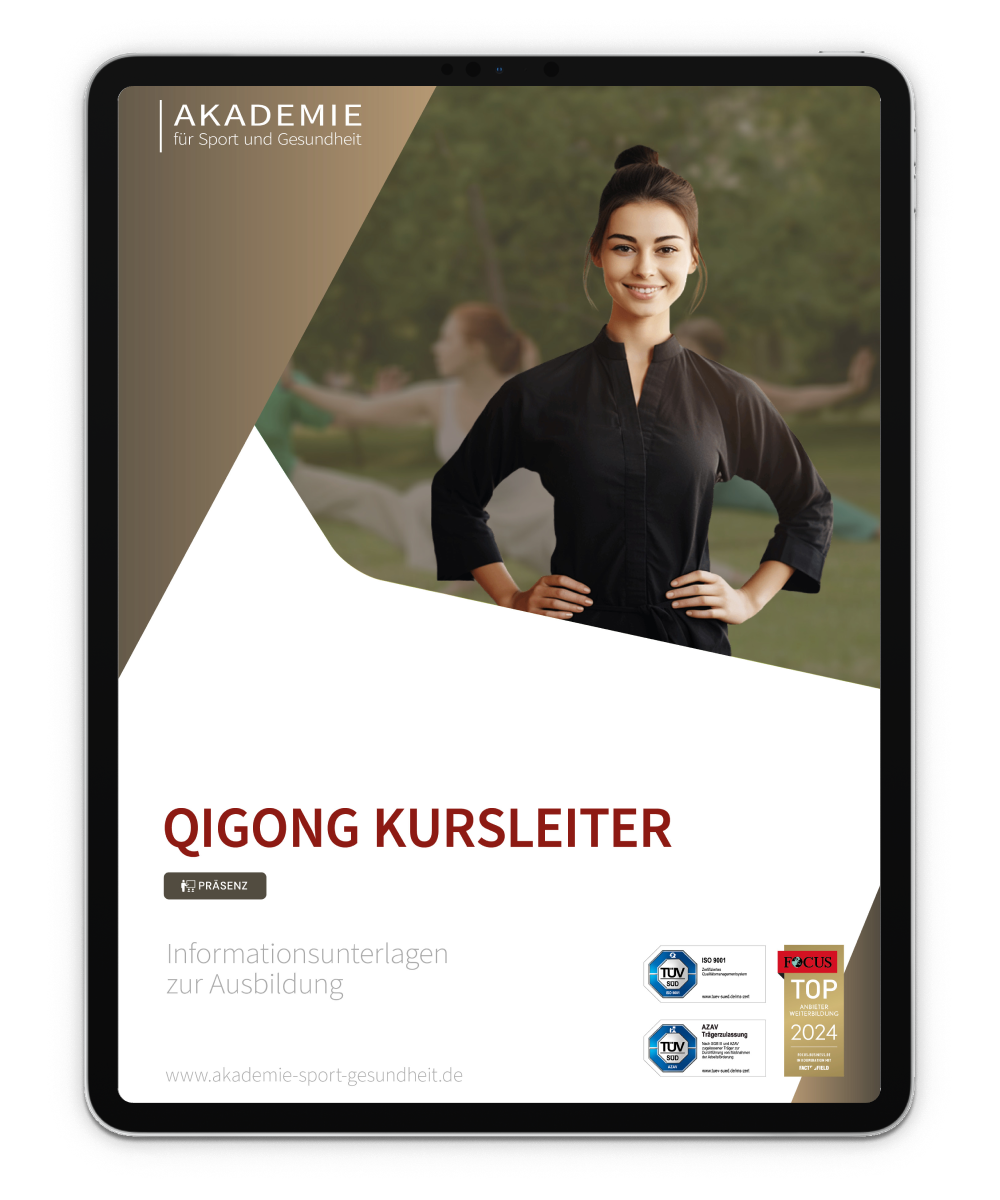 Informationsbroschüre Qigong Kursleiter Mockup